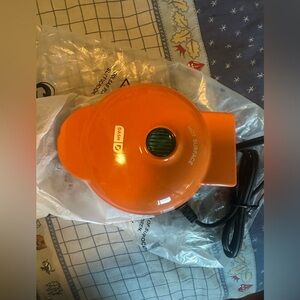 Target New Round Orange Mini Waffle Maker Never Used Home Cooking Appliance